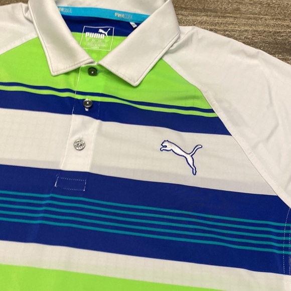 Puma Golf Men's GT Road Map PC Polo - Picture 2 of 12